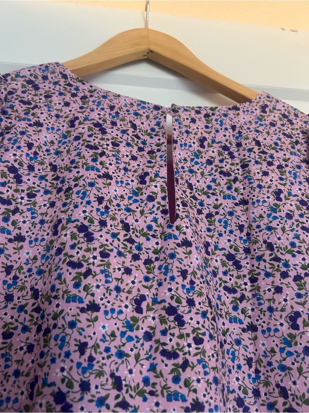 Hyacinth House Lilac Floral Viola Mini Dress available at Tuckernuck size L - Picture 9 of 10